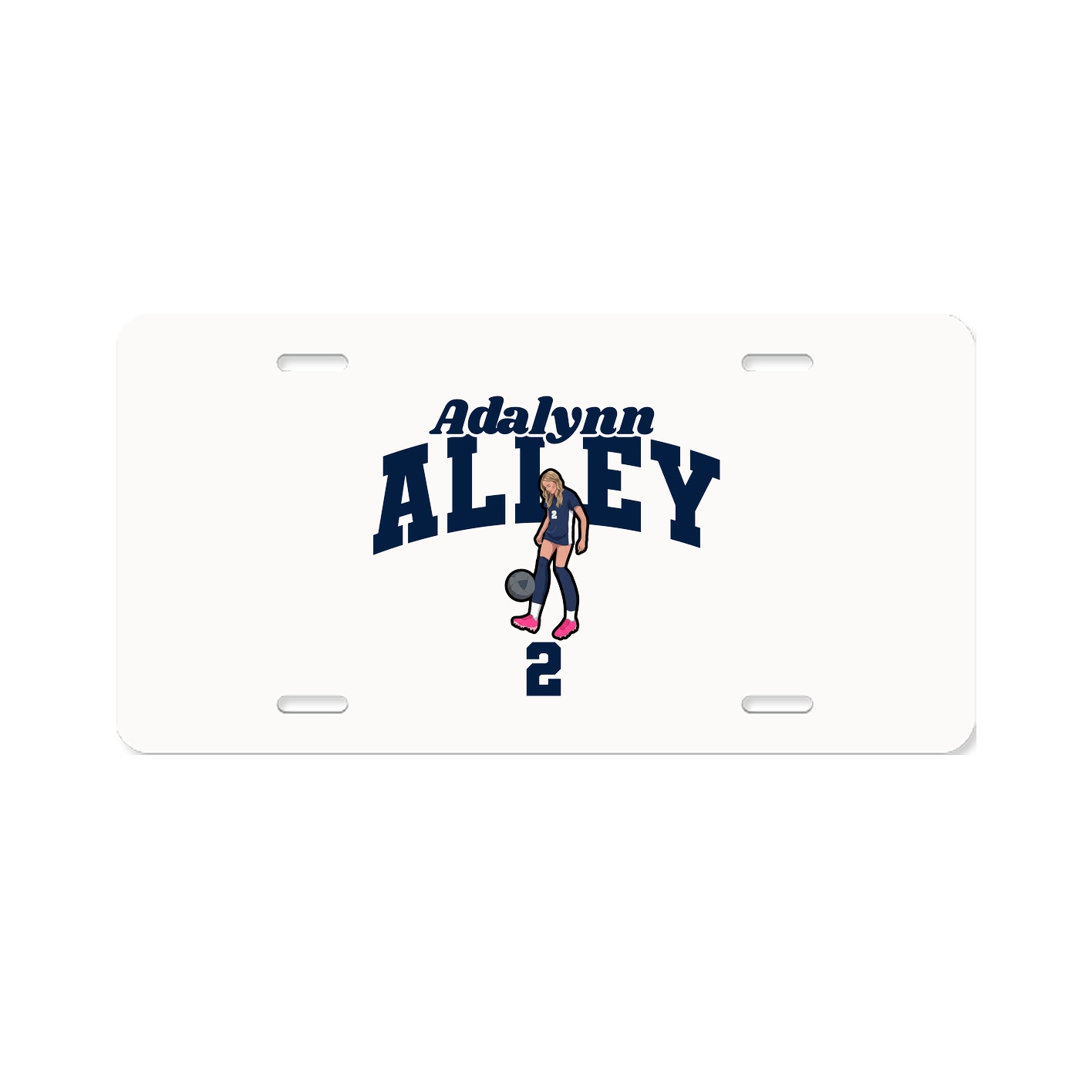 License Plate — Signature Arch in Classic