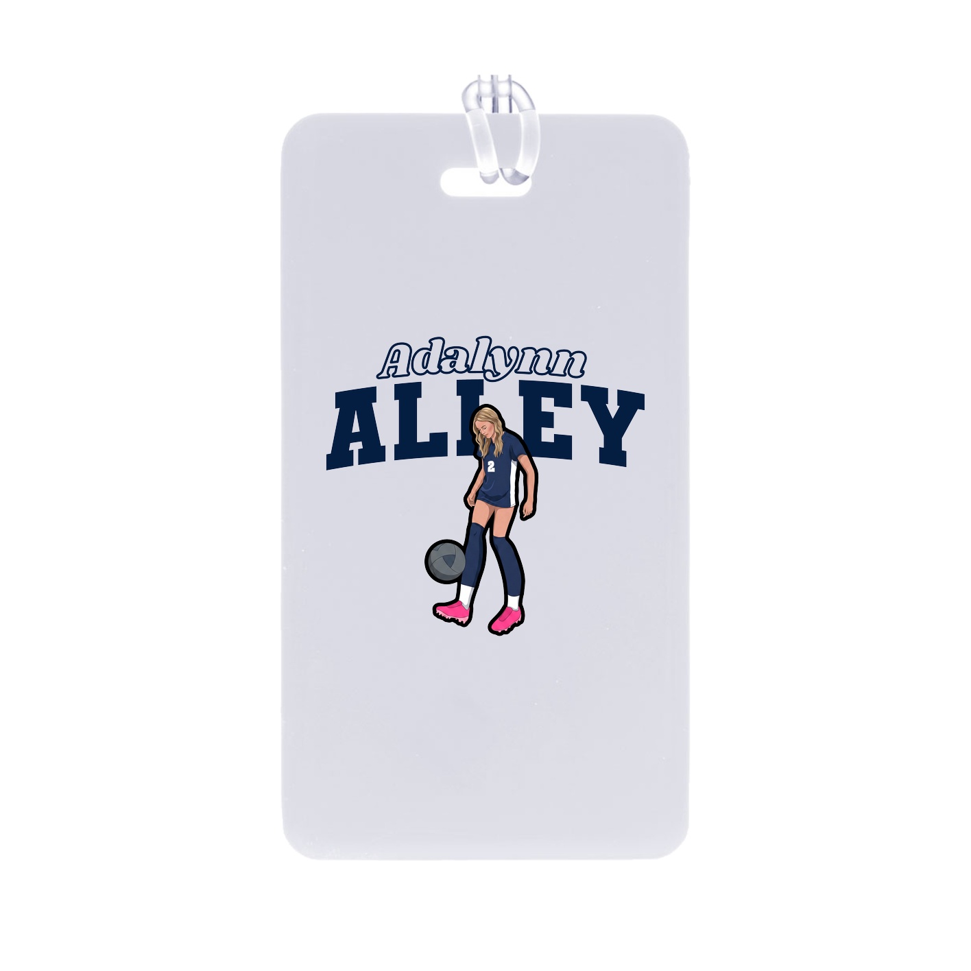 Bag Tag — Name Arch in Classic