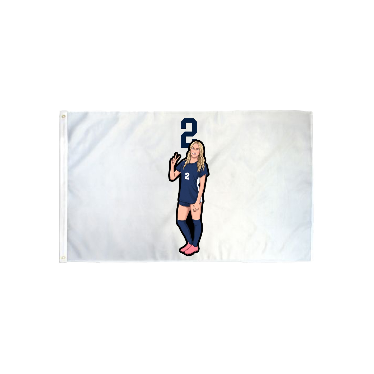 3x5 Flag — Number Top in Classic