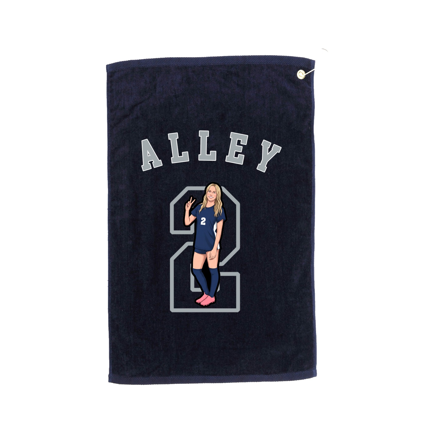 Golf Towel — Shirsey Arch in Navy