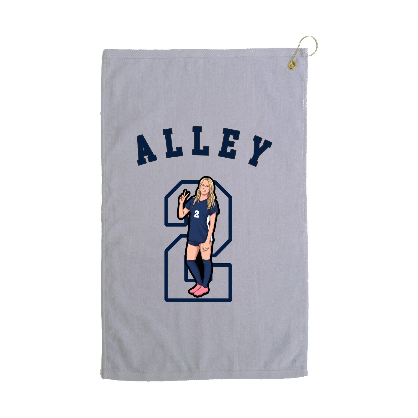 Golf Towel — Shirsey Arch in Grey