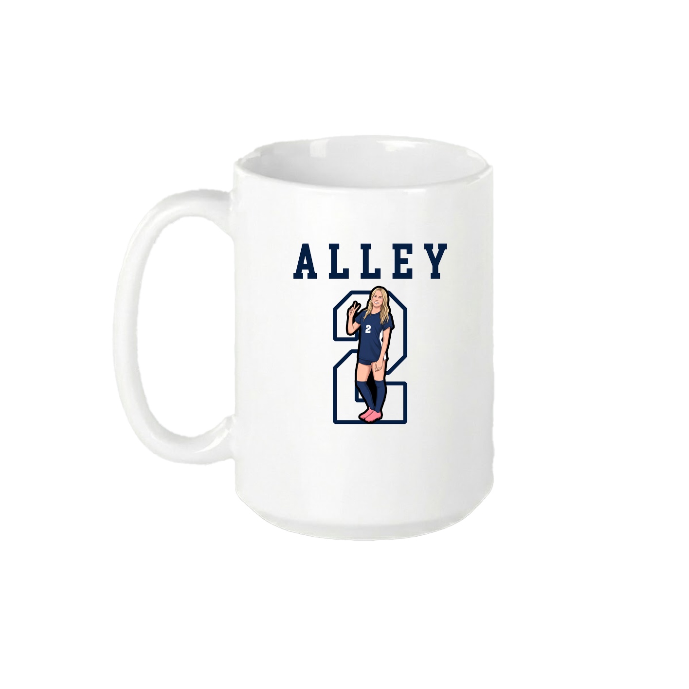 15oz Coffee Mug — Shirsey in White