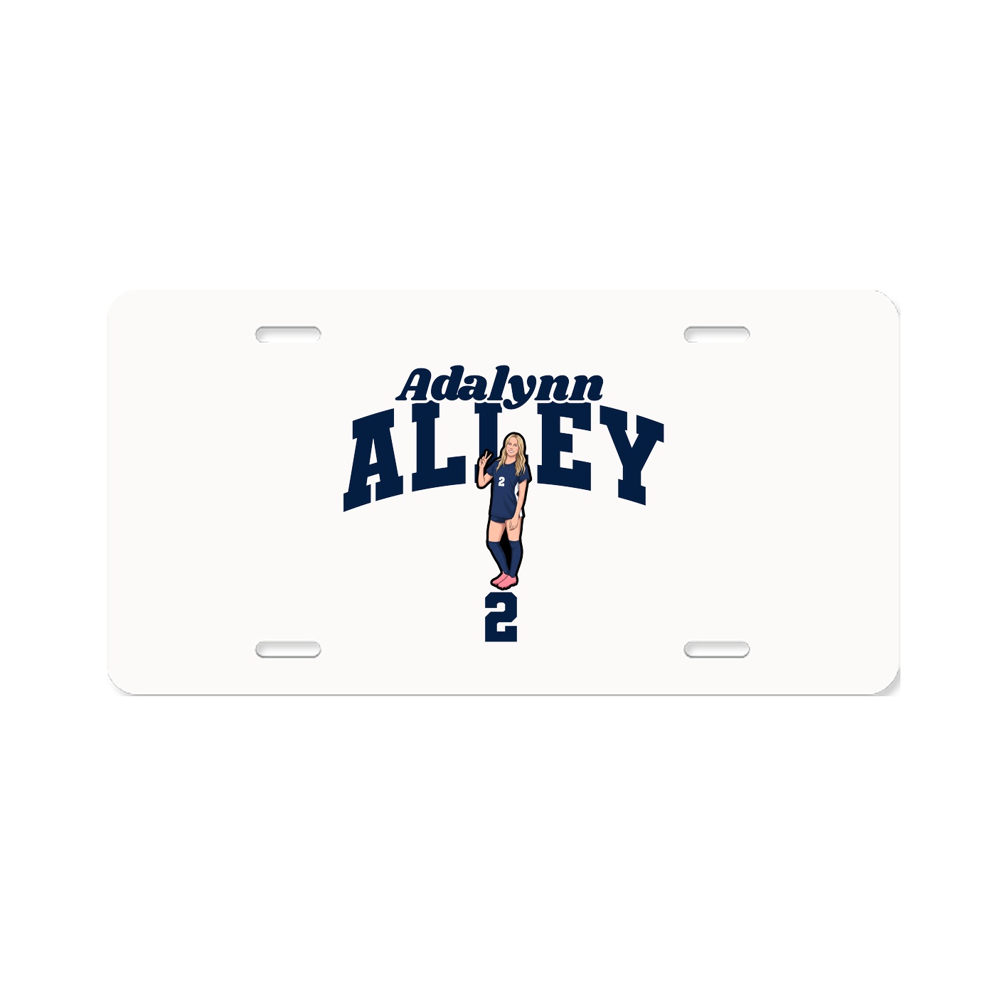 License Plate — Signature Arch in Classic