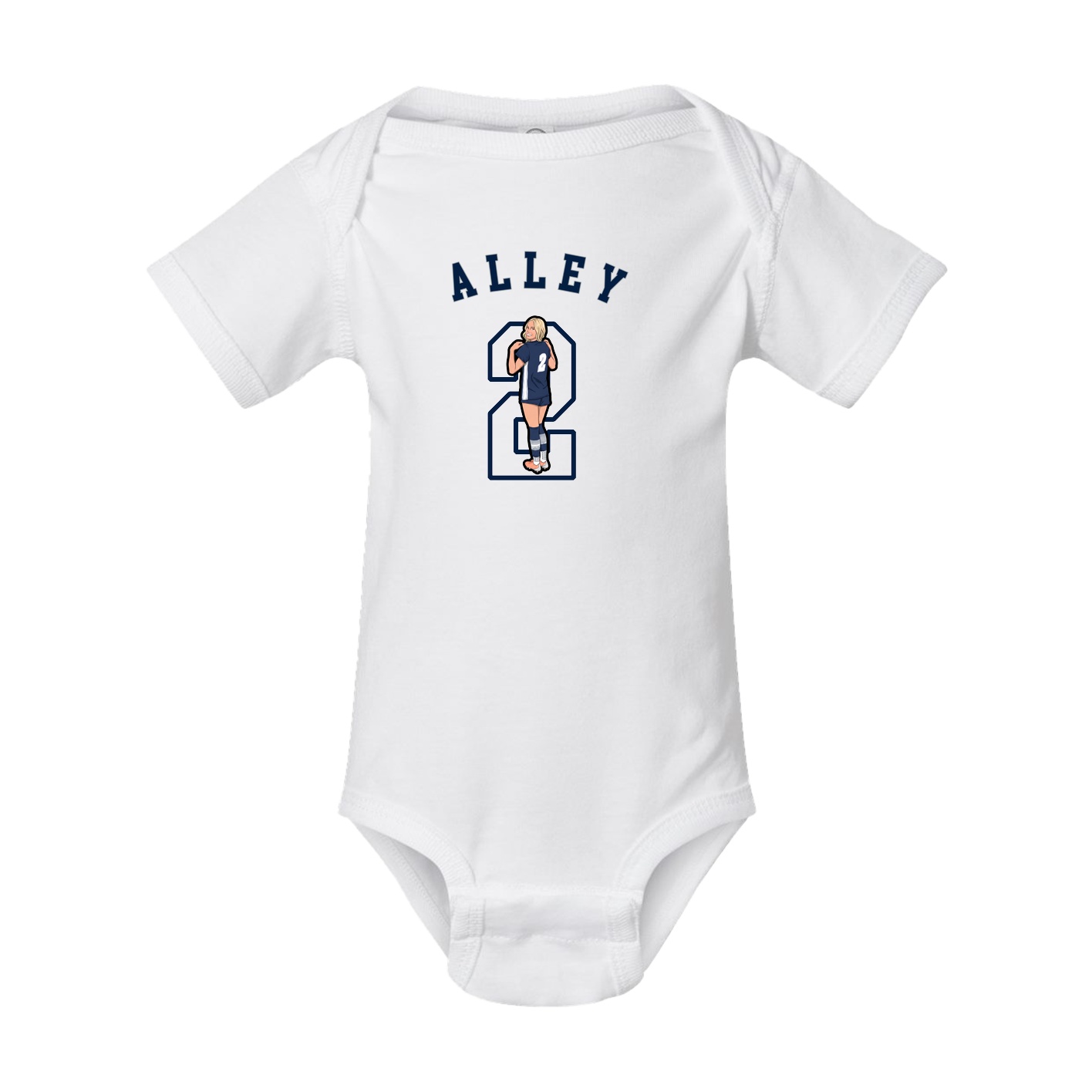 Baby Onesie — Shirsey Arch in White