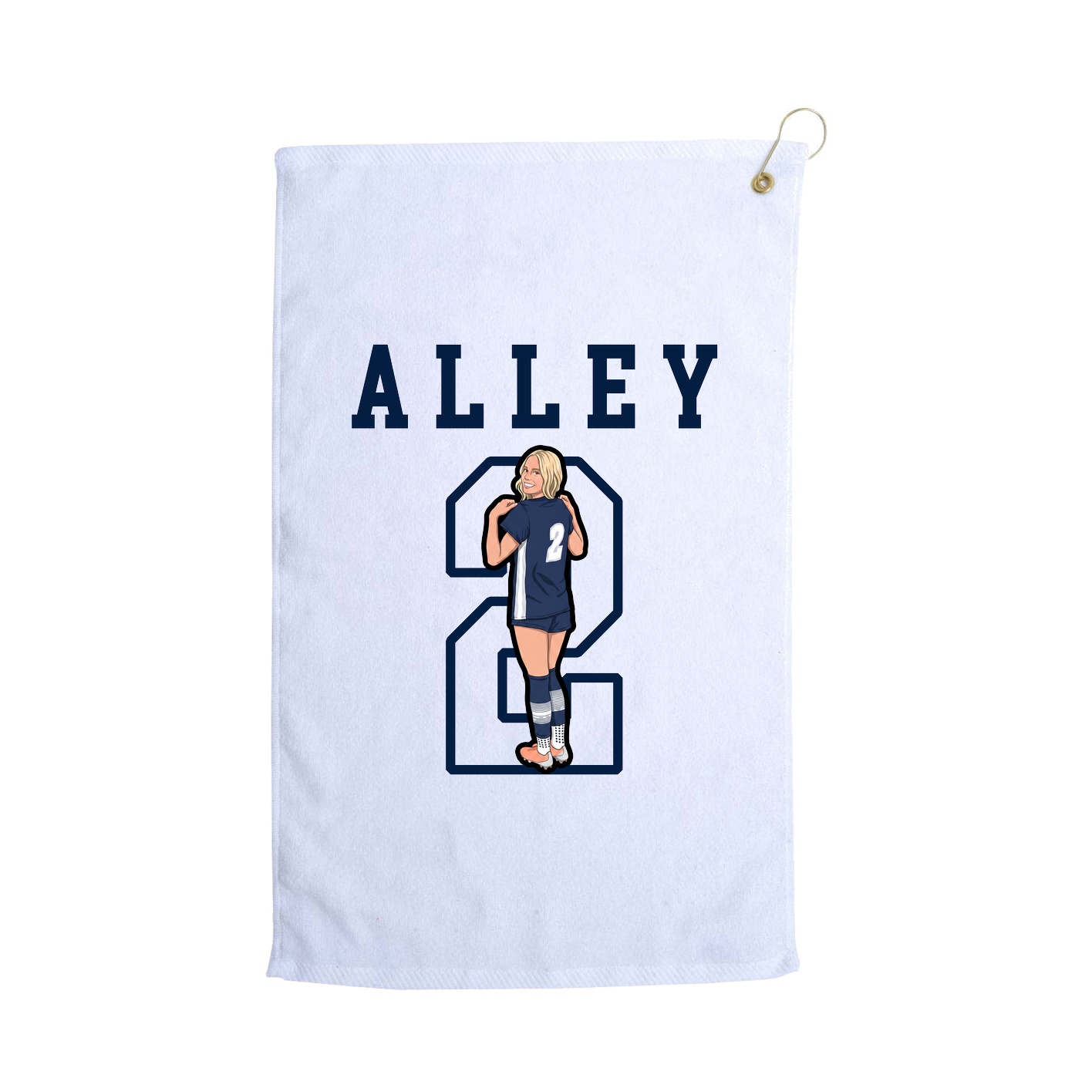 Golf Towel — Shirsey in White