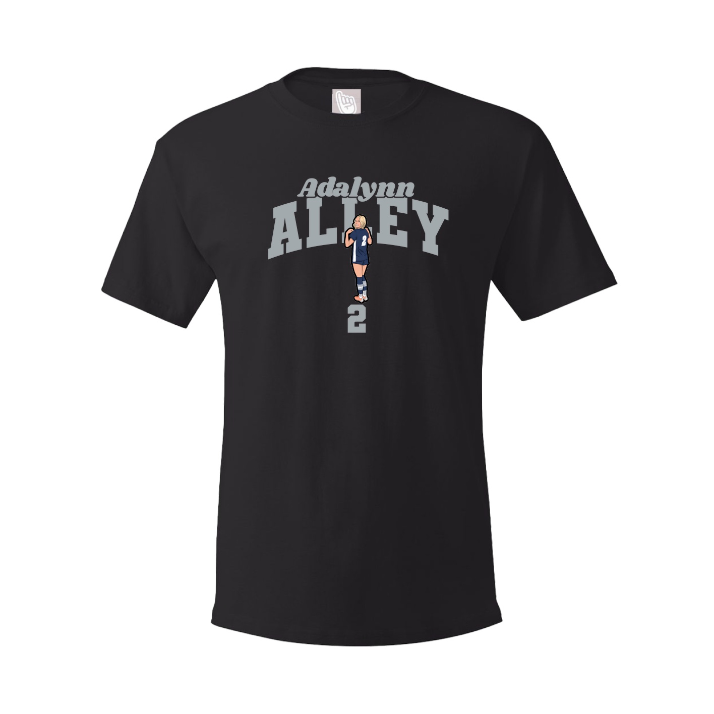 Tee — Signature Arch in Black