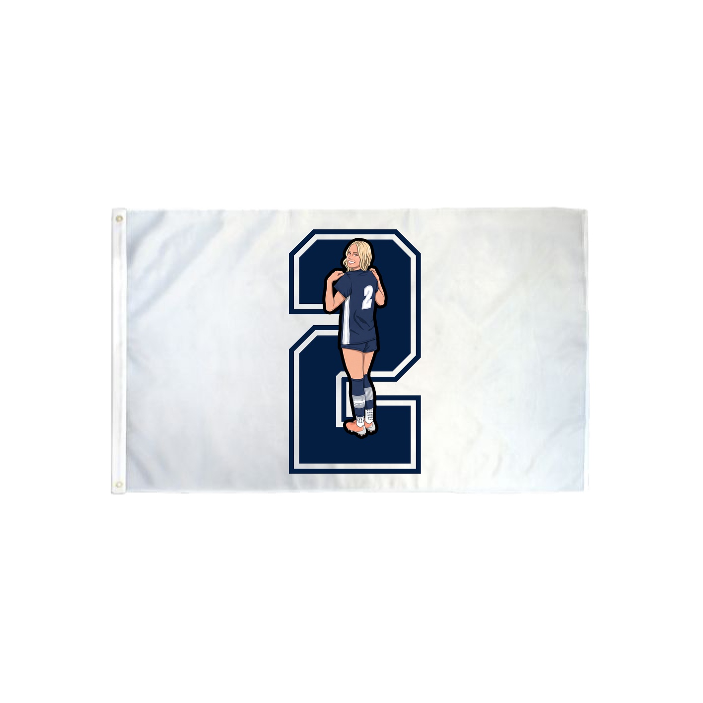 3x5 Flag — Number in Classic