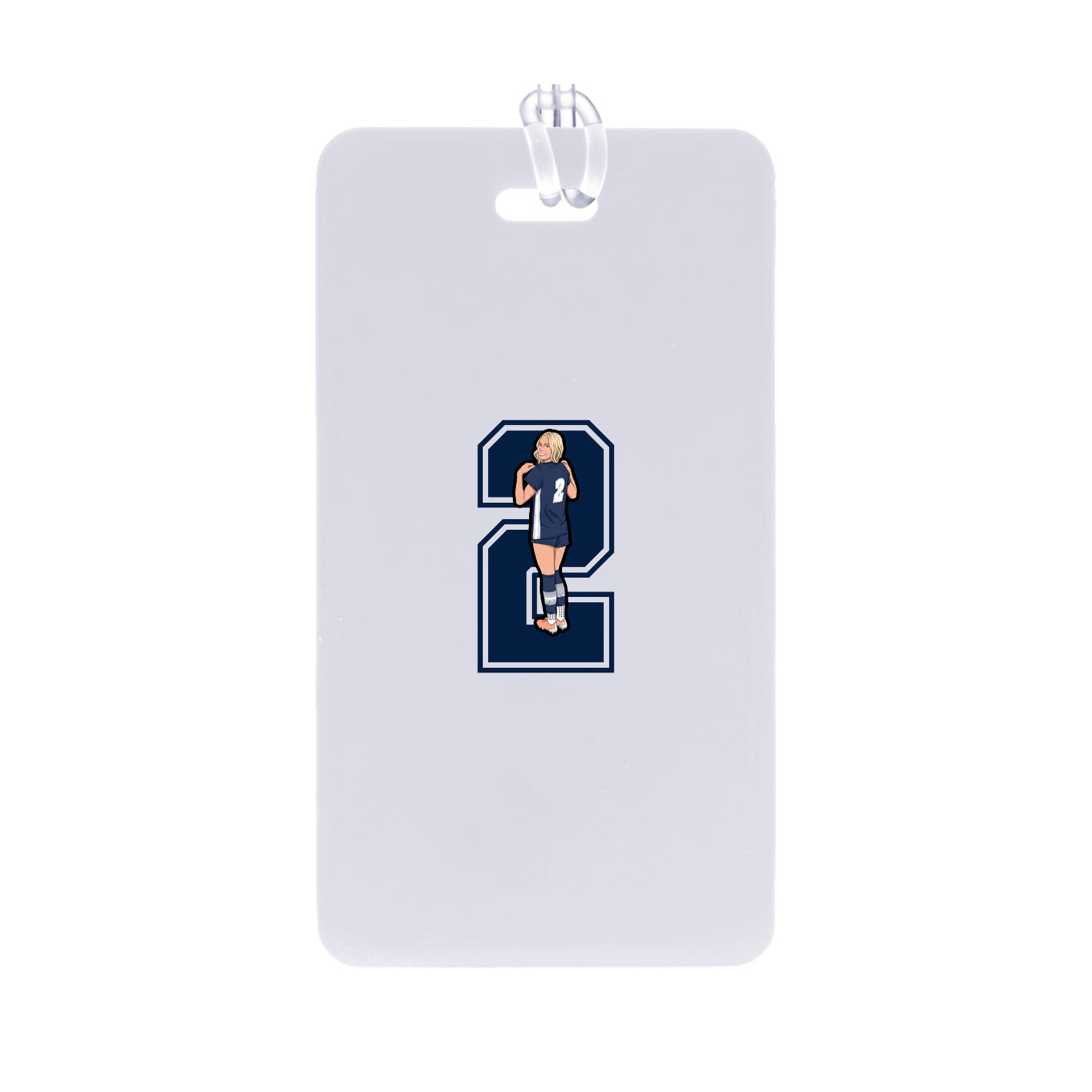 Bag Tag — Number in Classic