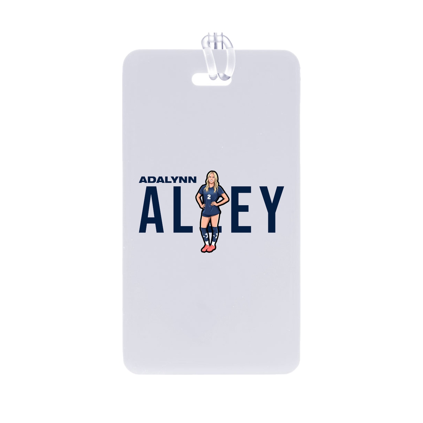 Bag Tag — Player Name in Classic