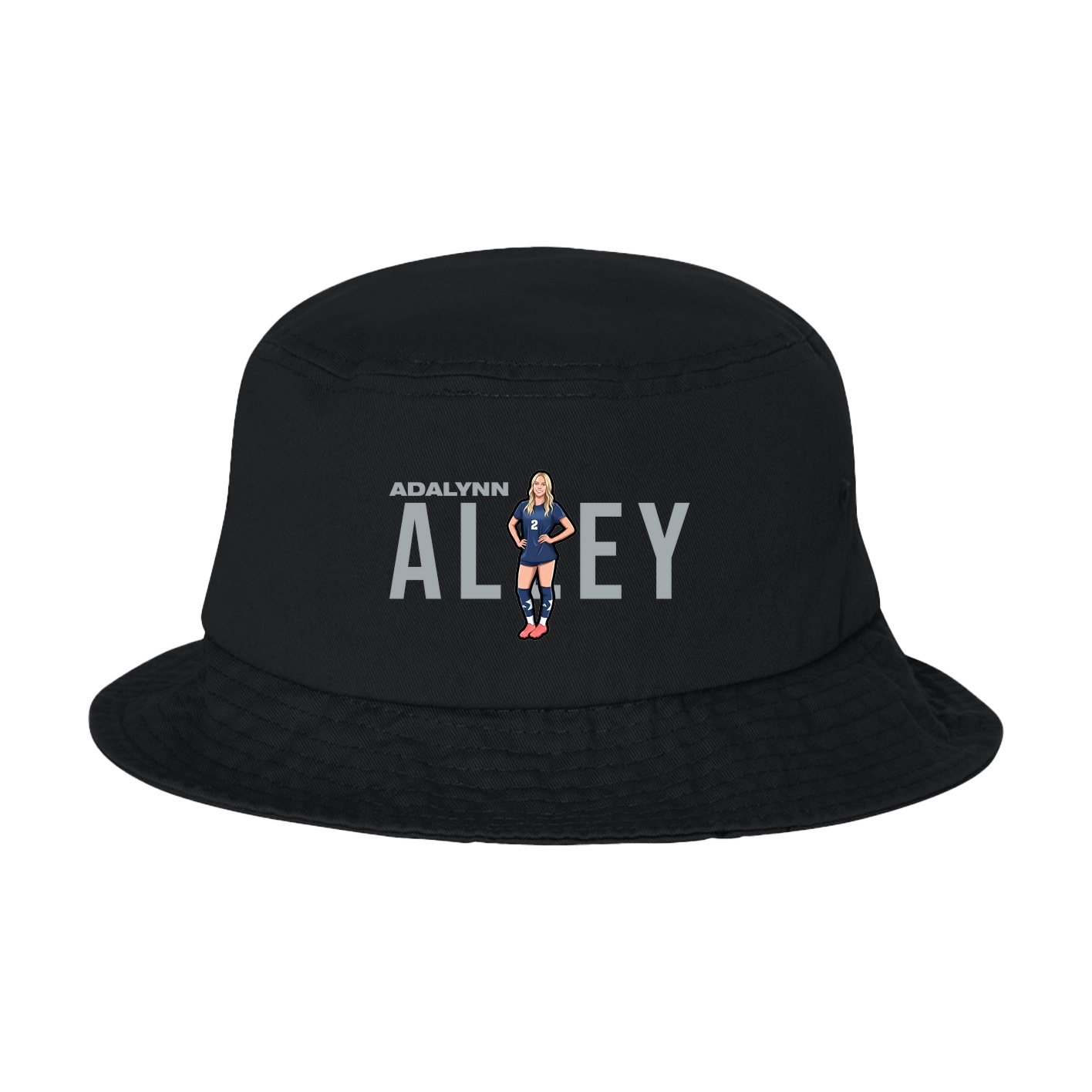 Bucket Cap — Player Name in Black