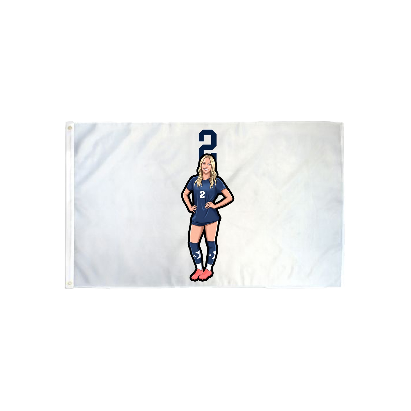 3x5 Flag — Number Top in Classic