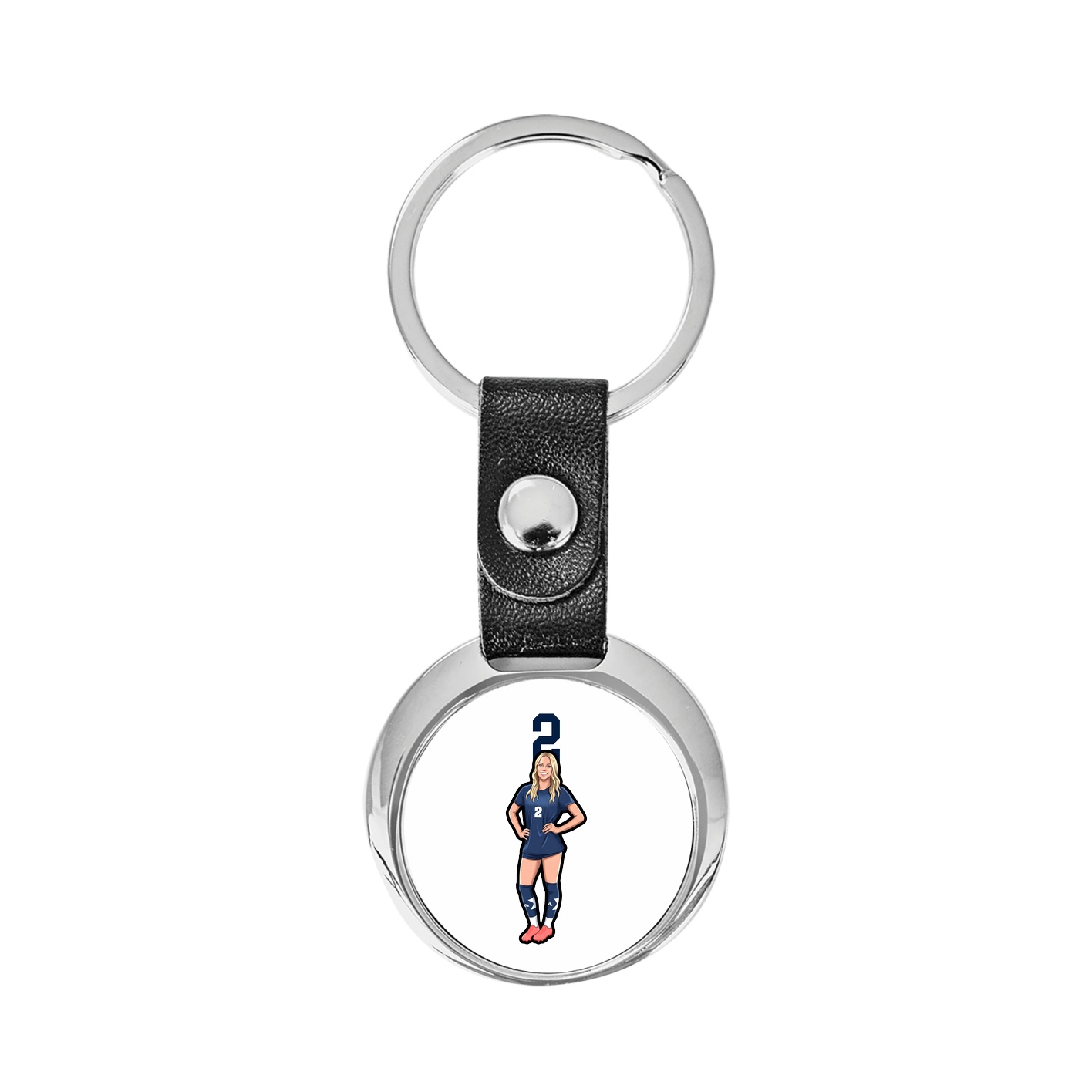 Key Chain — Number Top in Classic