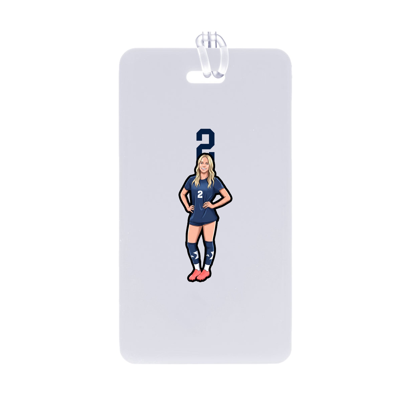 Bag Tag — Number Top in Classic
