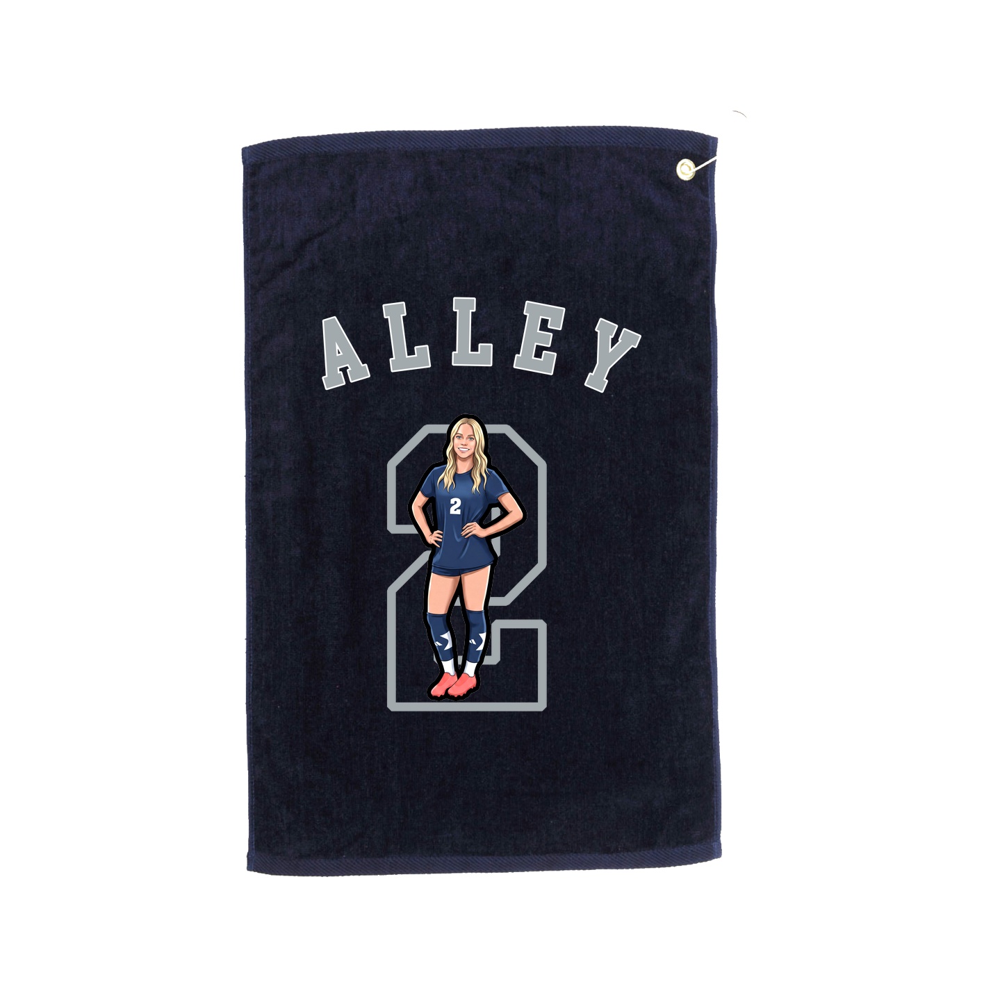Golf Towel — Shirsey Arch in Navy