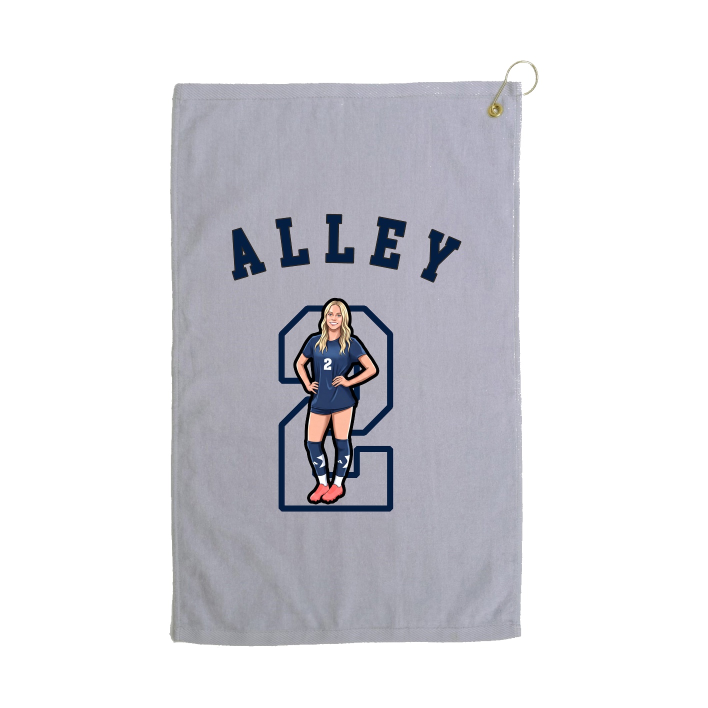 Golf Towel — Shirsey Arch in Grey