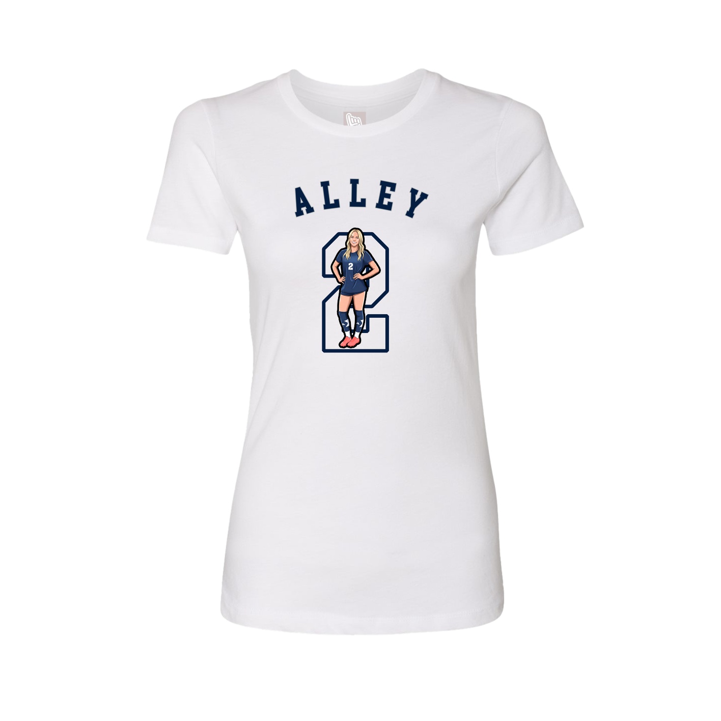 Womens Tee — Shirsey Arch in White