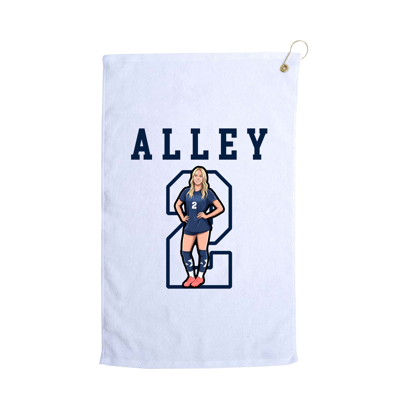 Golf Towel — Shirsey in White