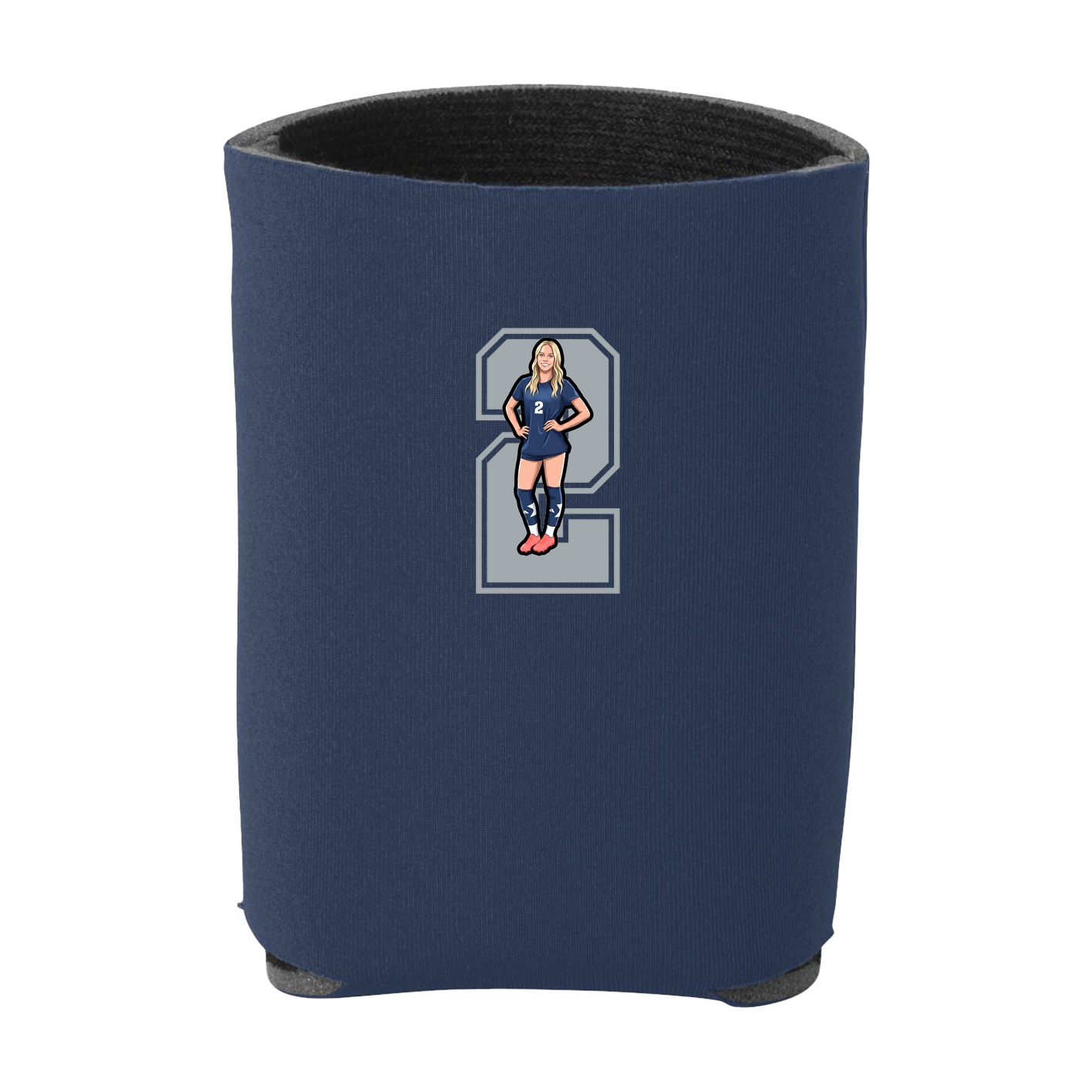 Can Holder — Number in Navy