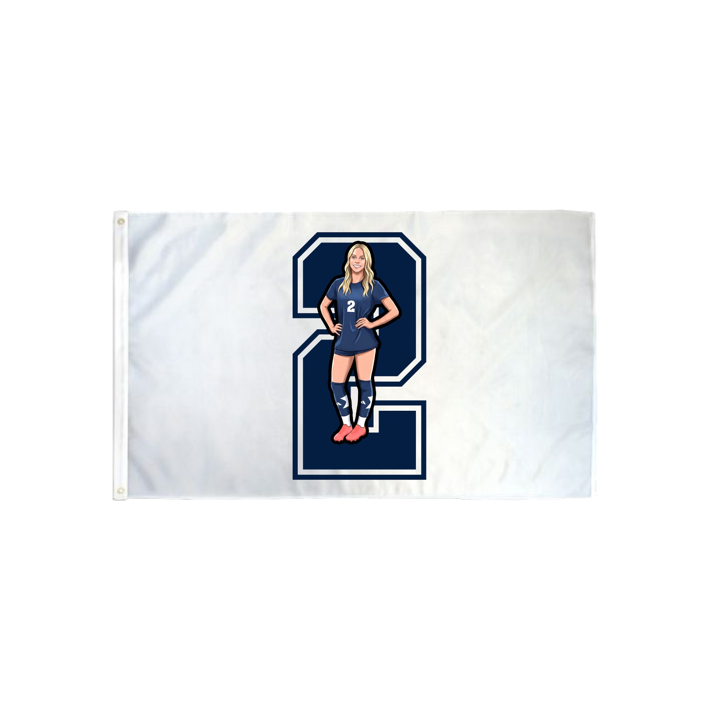 3x5 Flag — Number in Classic