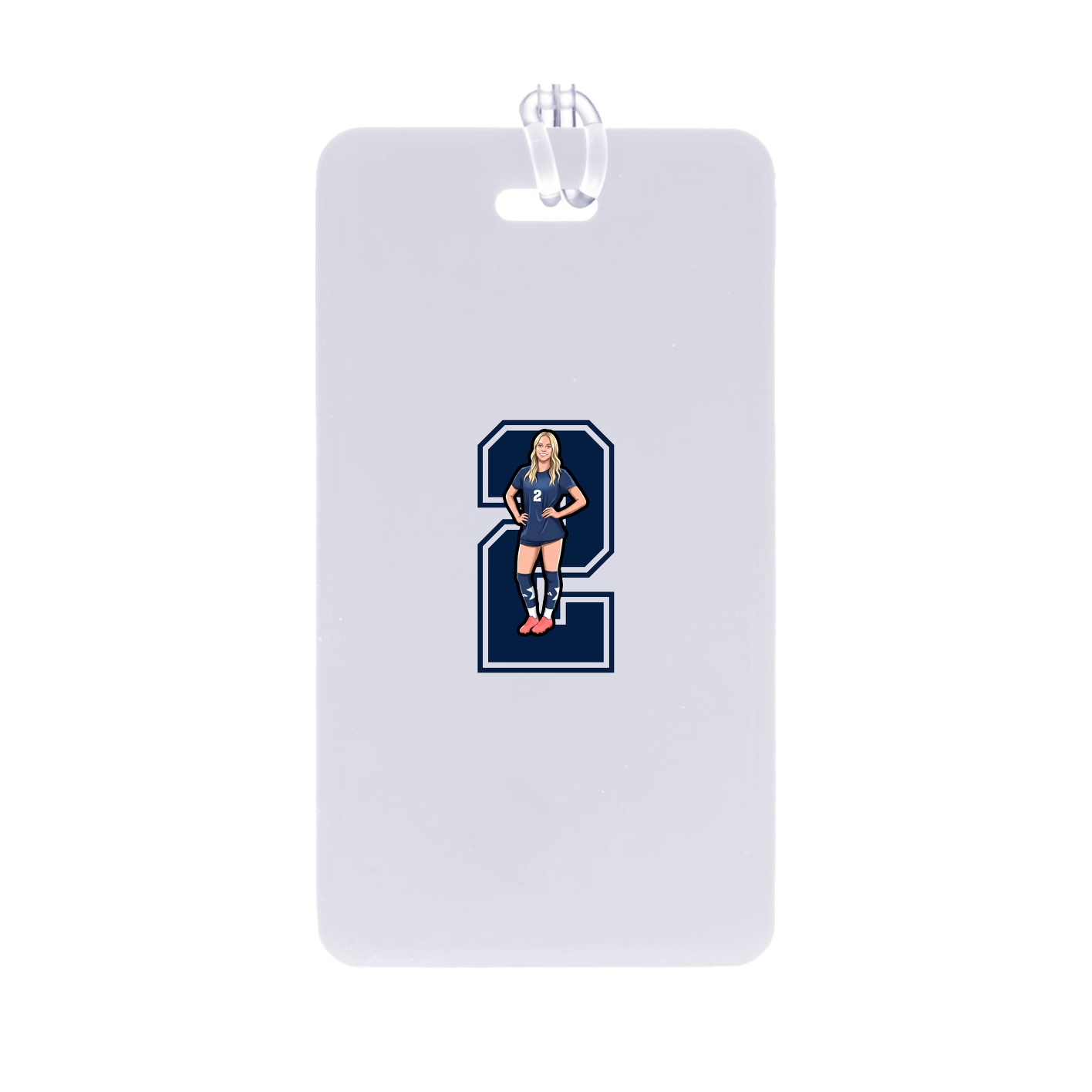 Bag Tag — Number in Classic