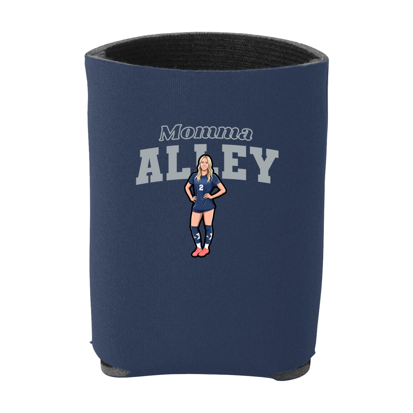 Can Holder — Mothers Day Block in Navy
