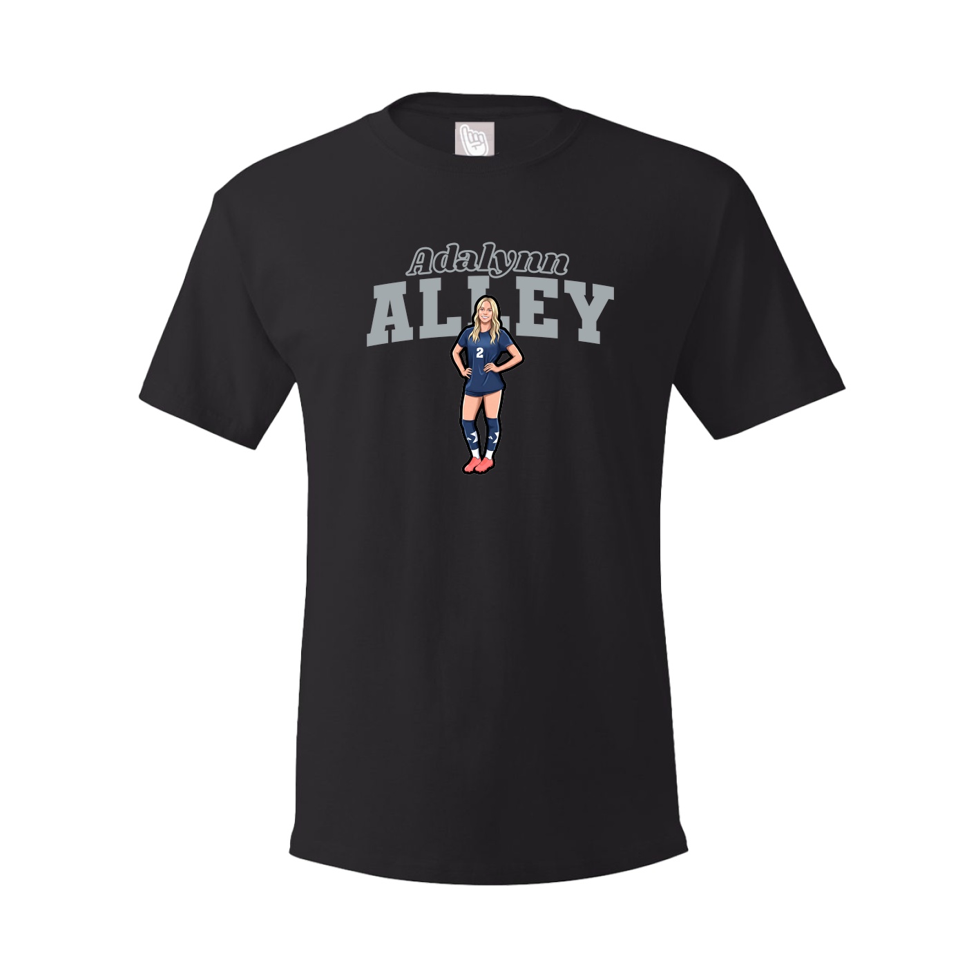 Tee — Name Arch in Black