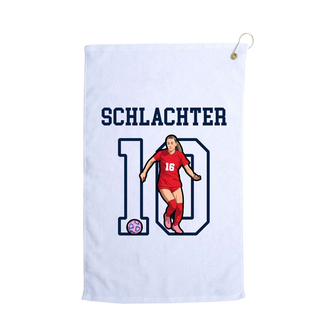 Golf Towel — Shirsey in White