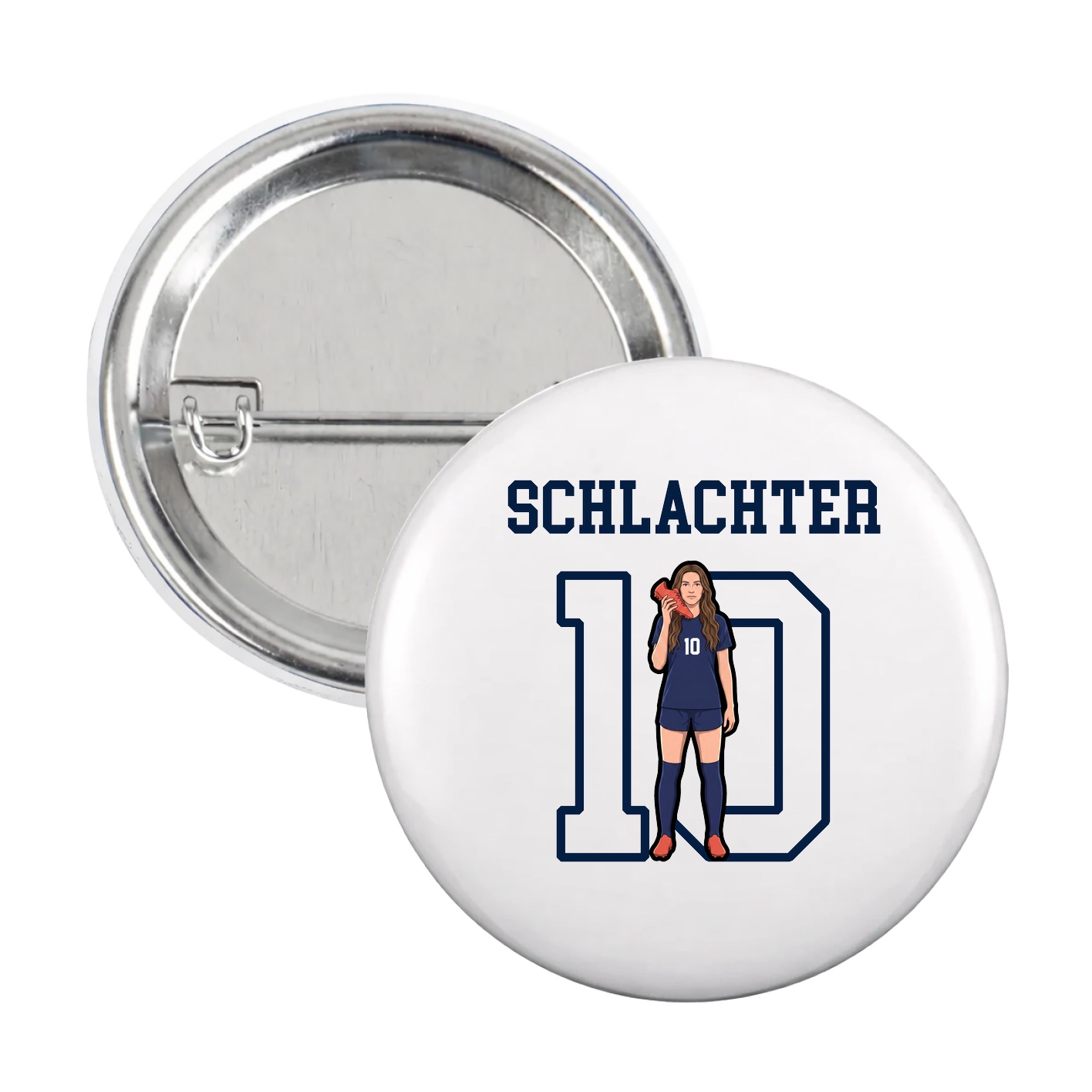 Game Day Button — Shirsey in White