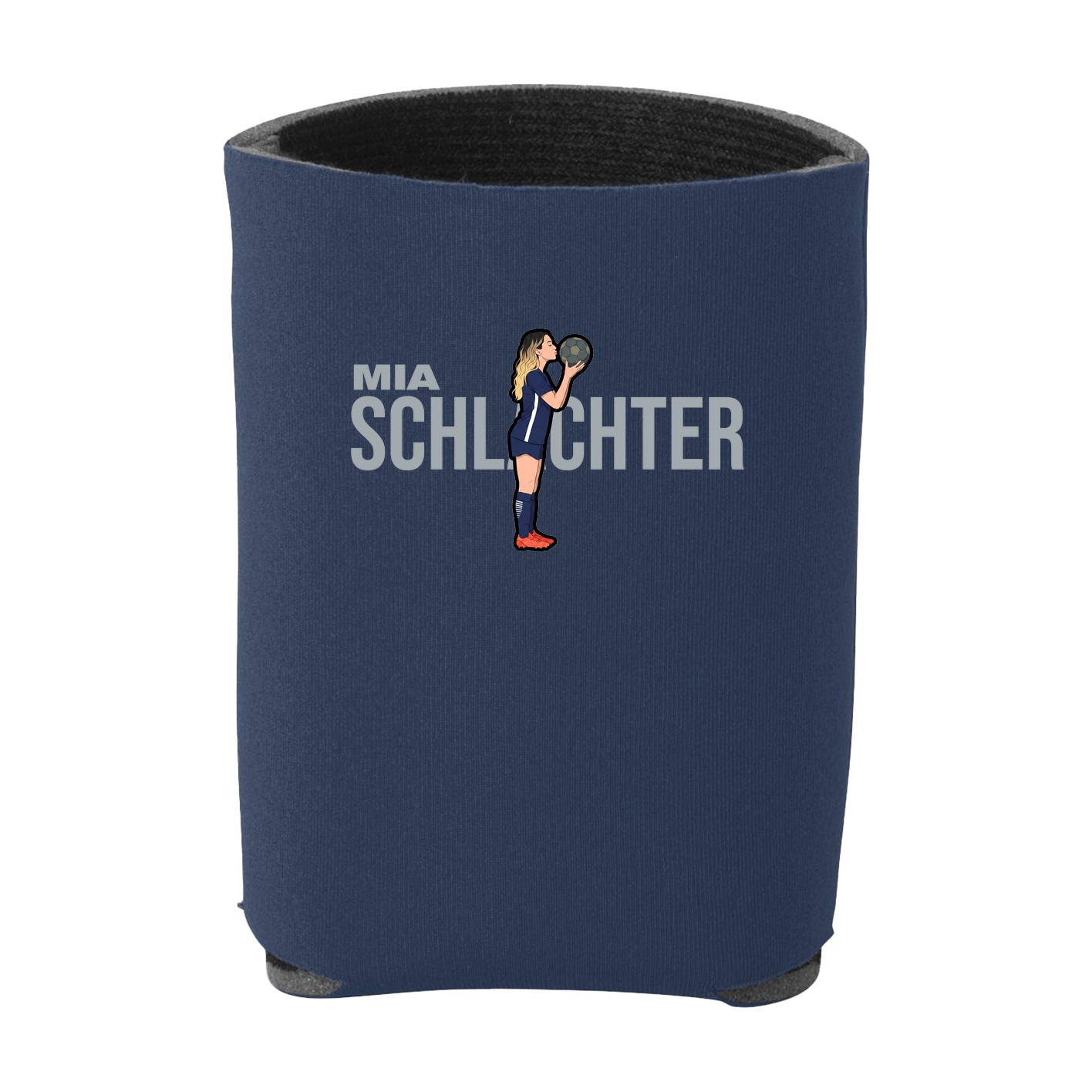 Can Holder — Player Name in Navy