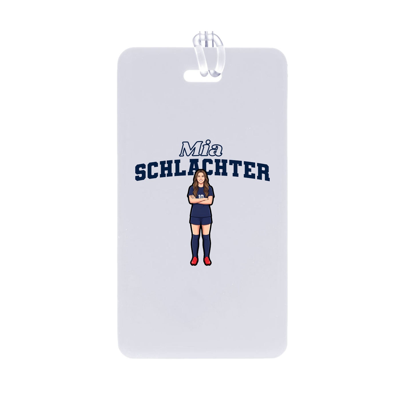Bag Tag — Name Arch in Classic