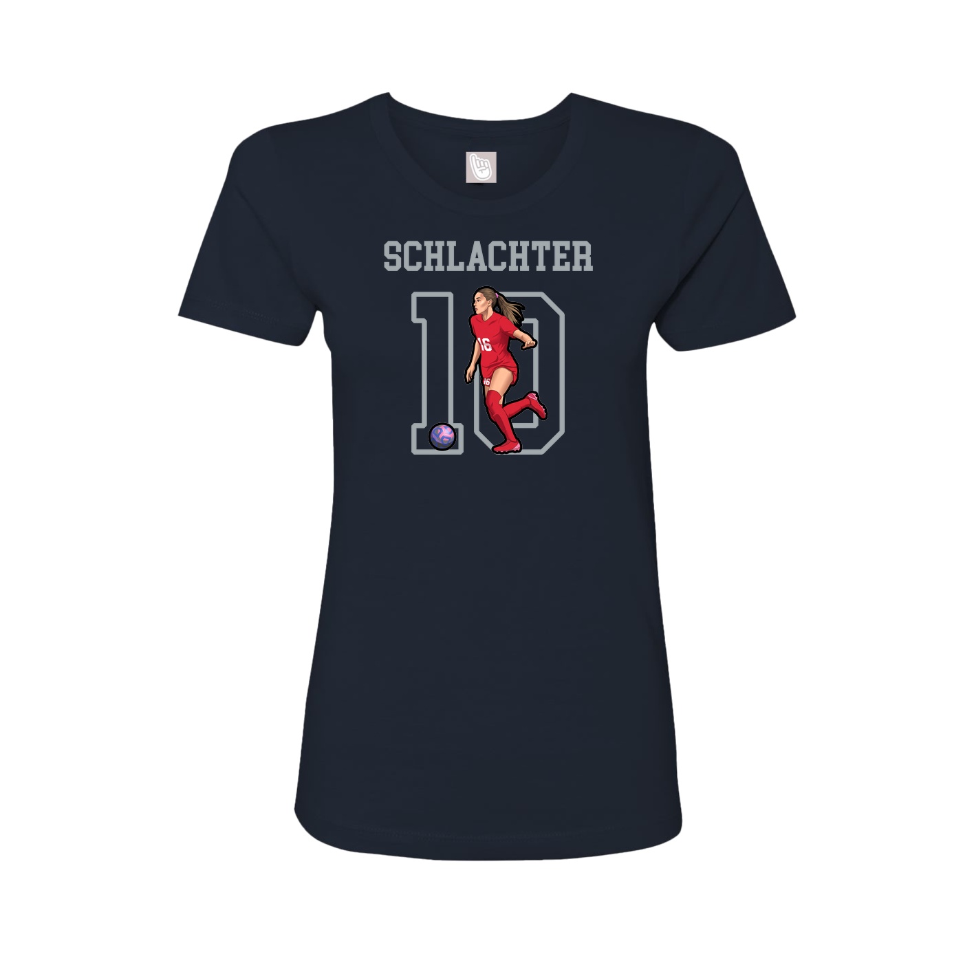 Fitted Women's Tee — Shirsey in Navy