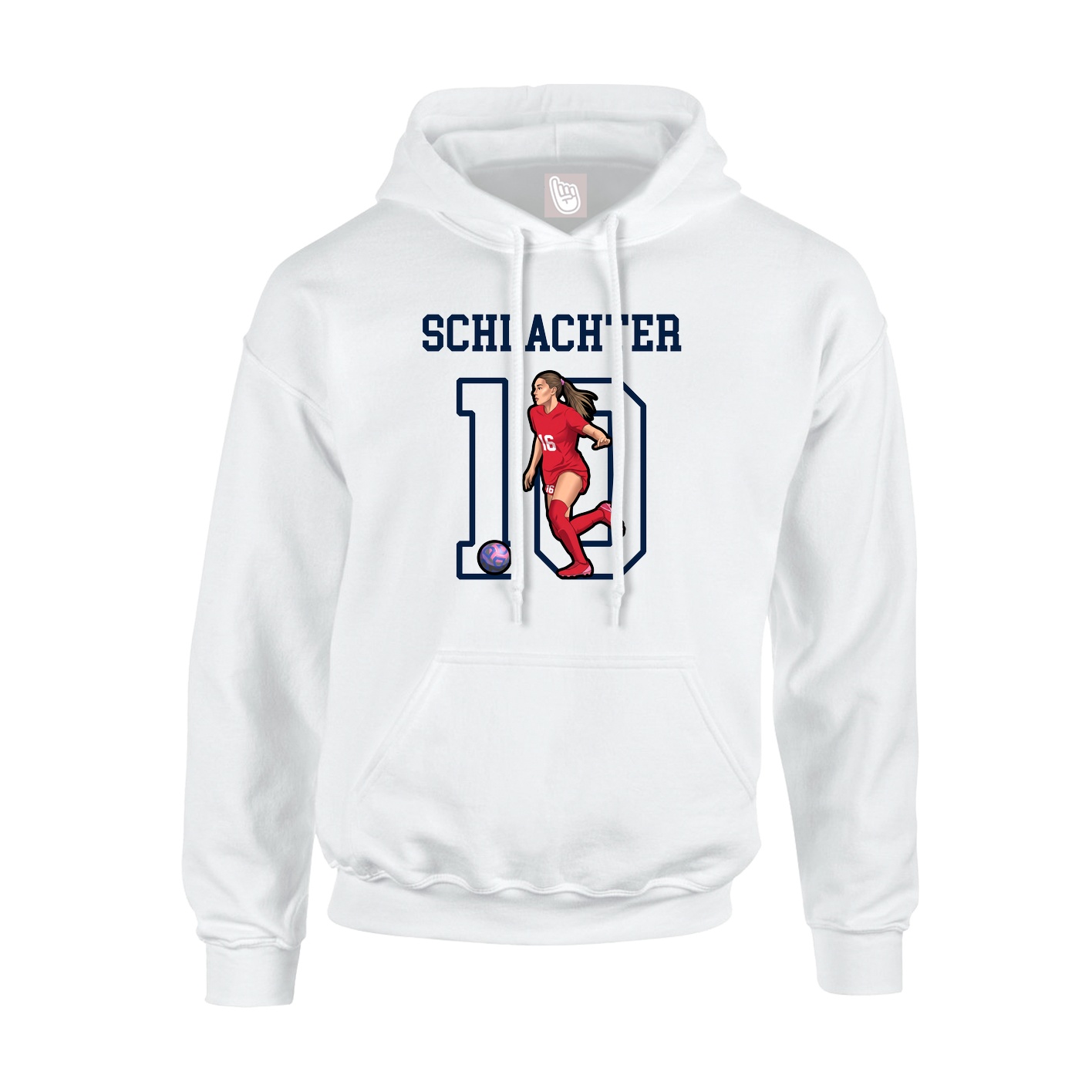 Hoodie — Shirsey in White