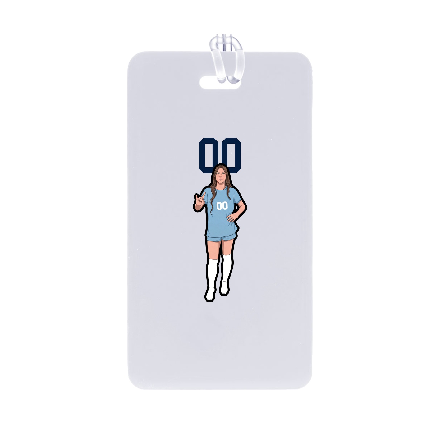 Bag Tag — Number Top in Classic