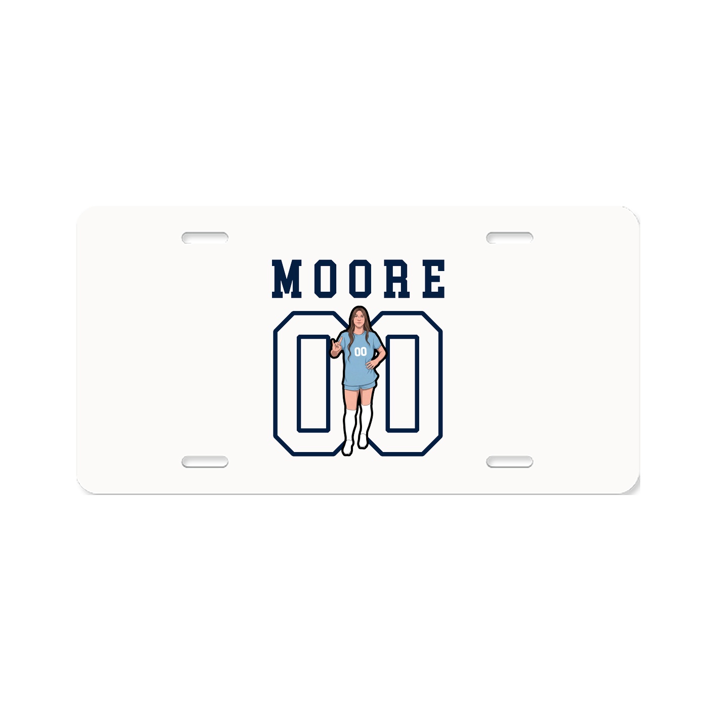 License Plate — Shirsey in Classic