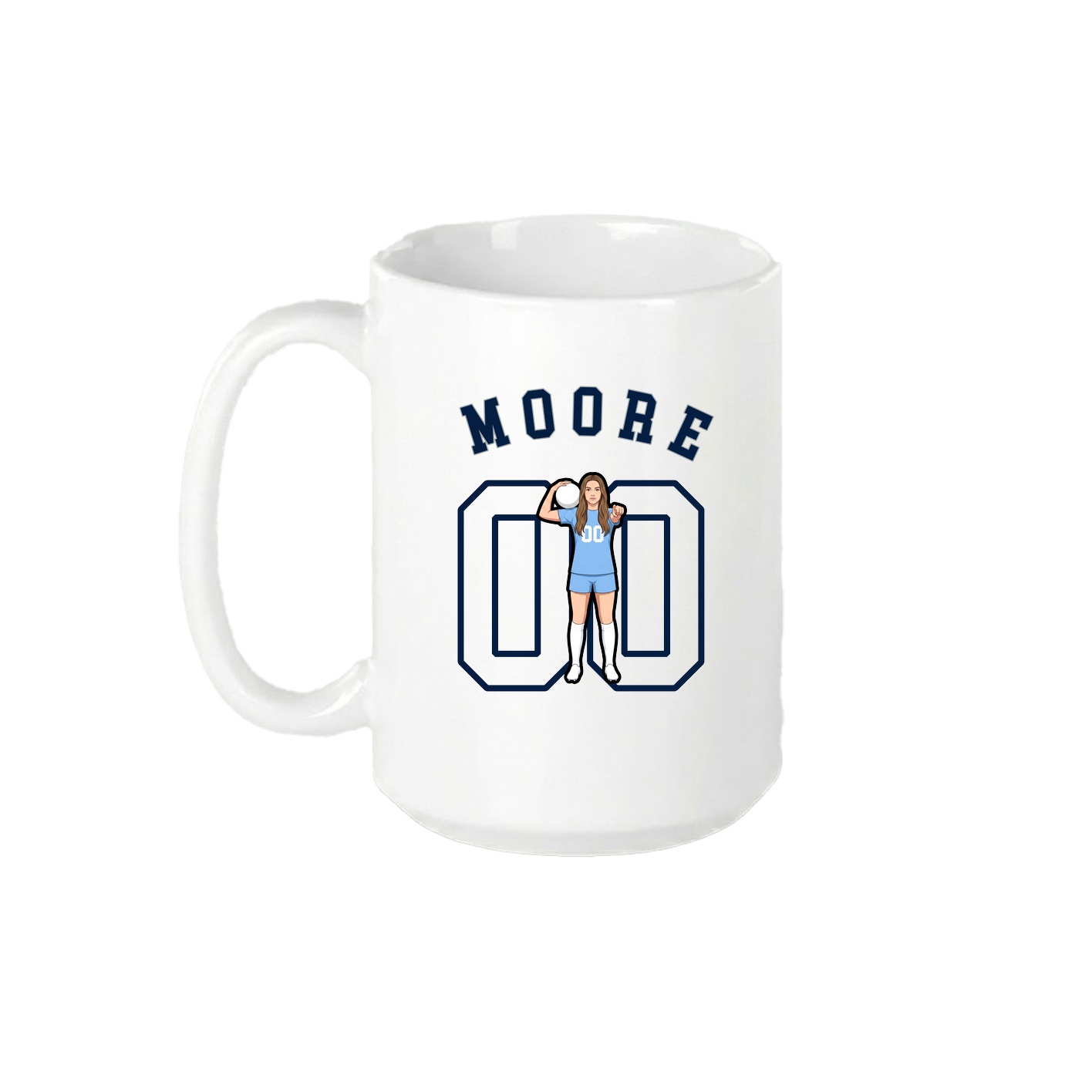 15oz Coffee Mug — Shirsey Arch in White