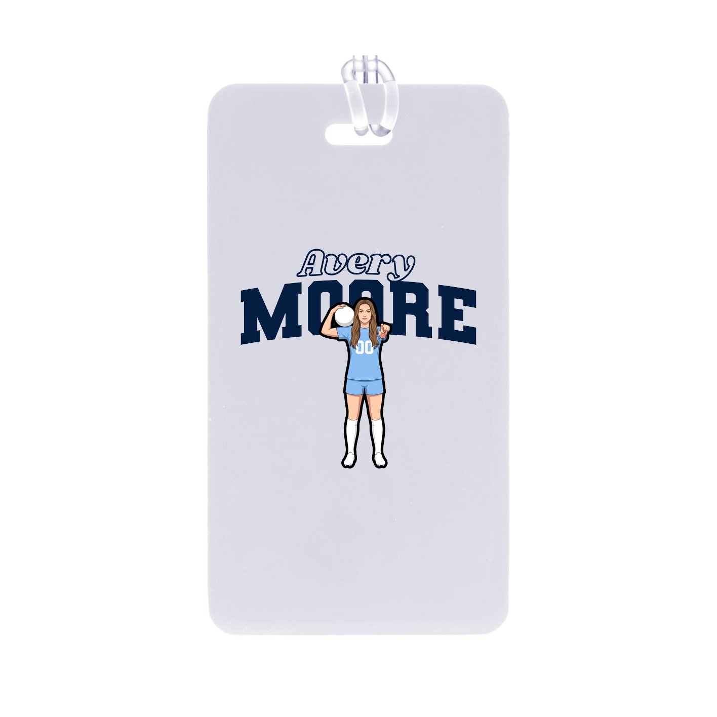 Bag Tag — Name Arch in Classic