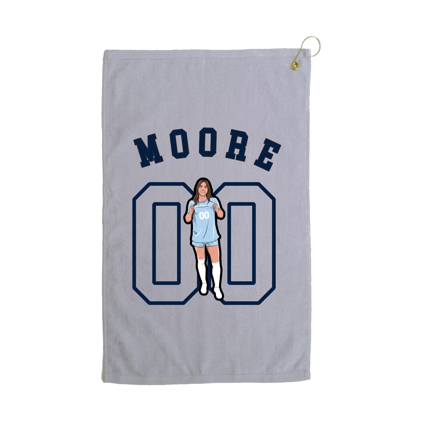 Golf Towel — Shirsey Arch in Grey