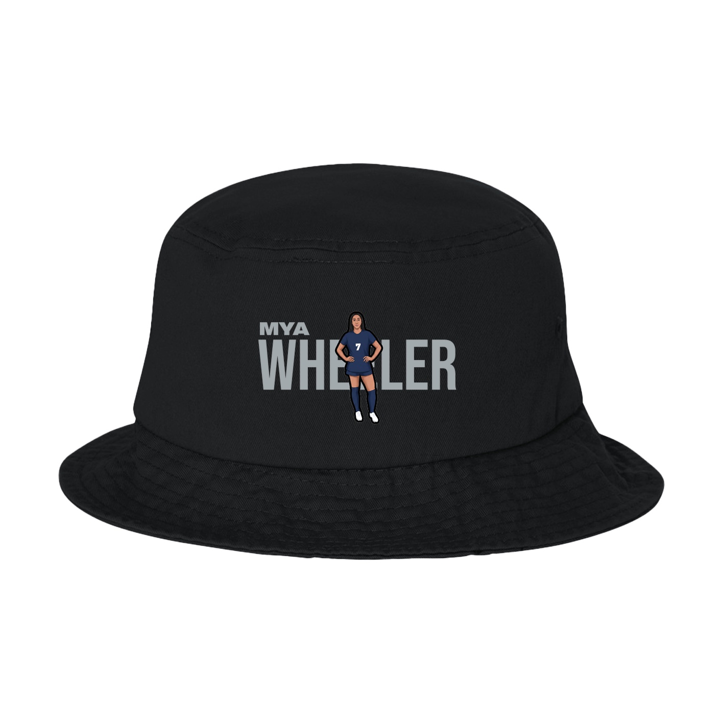 Bucket Cap — Player Name in Black