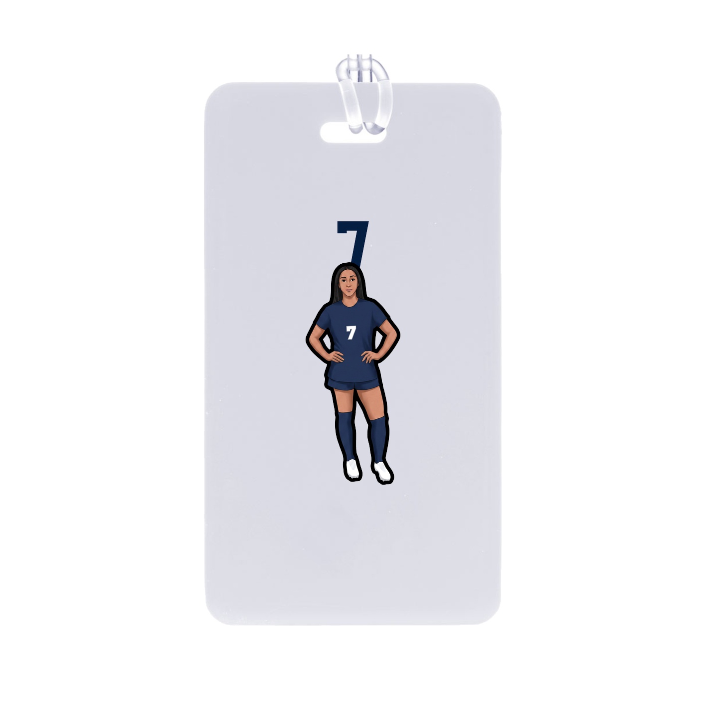 Bag Tag — Number Top in Classic