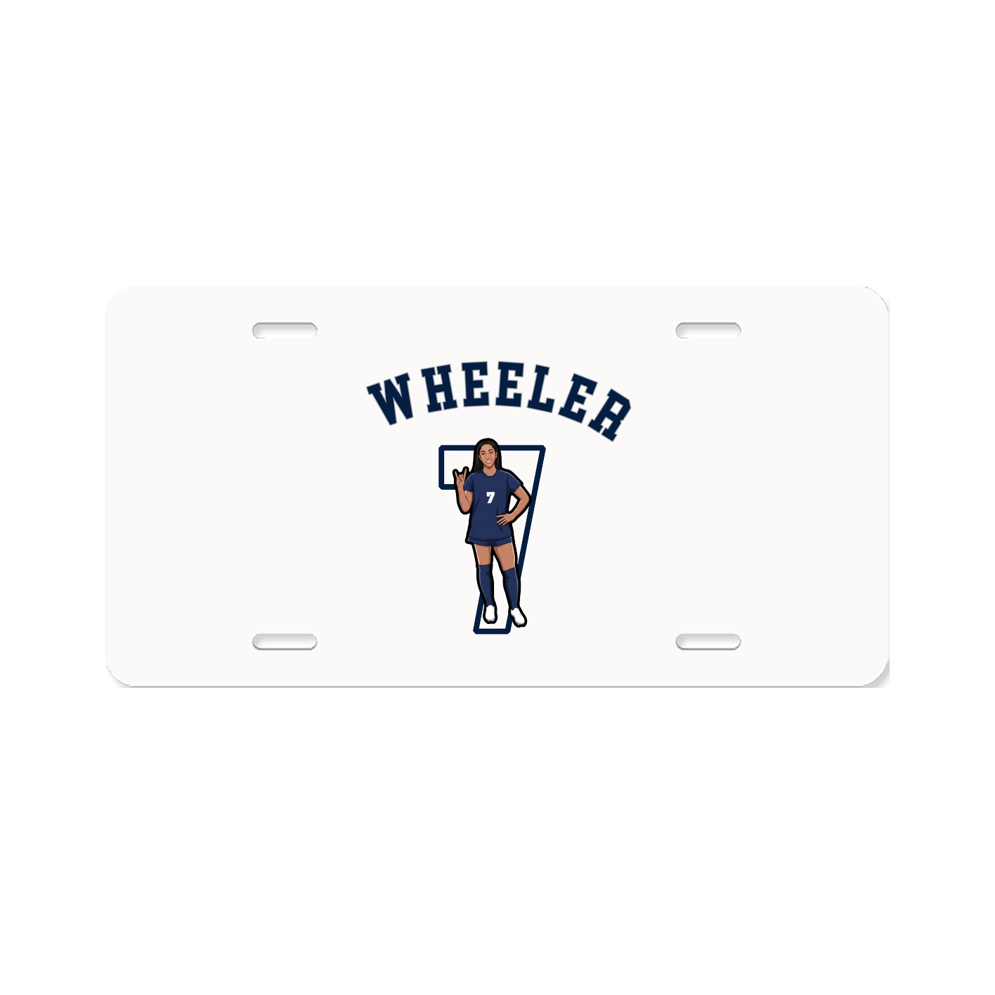 License Plate — Shirsey Arch in Classic