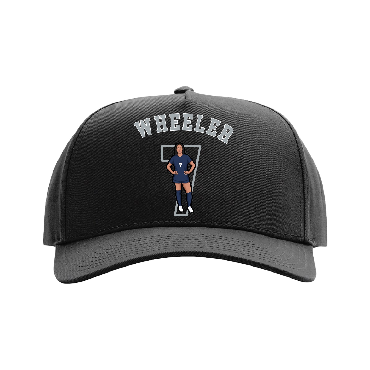 Full Fabric Five-Panel Champ Cap