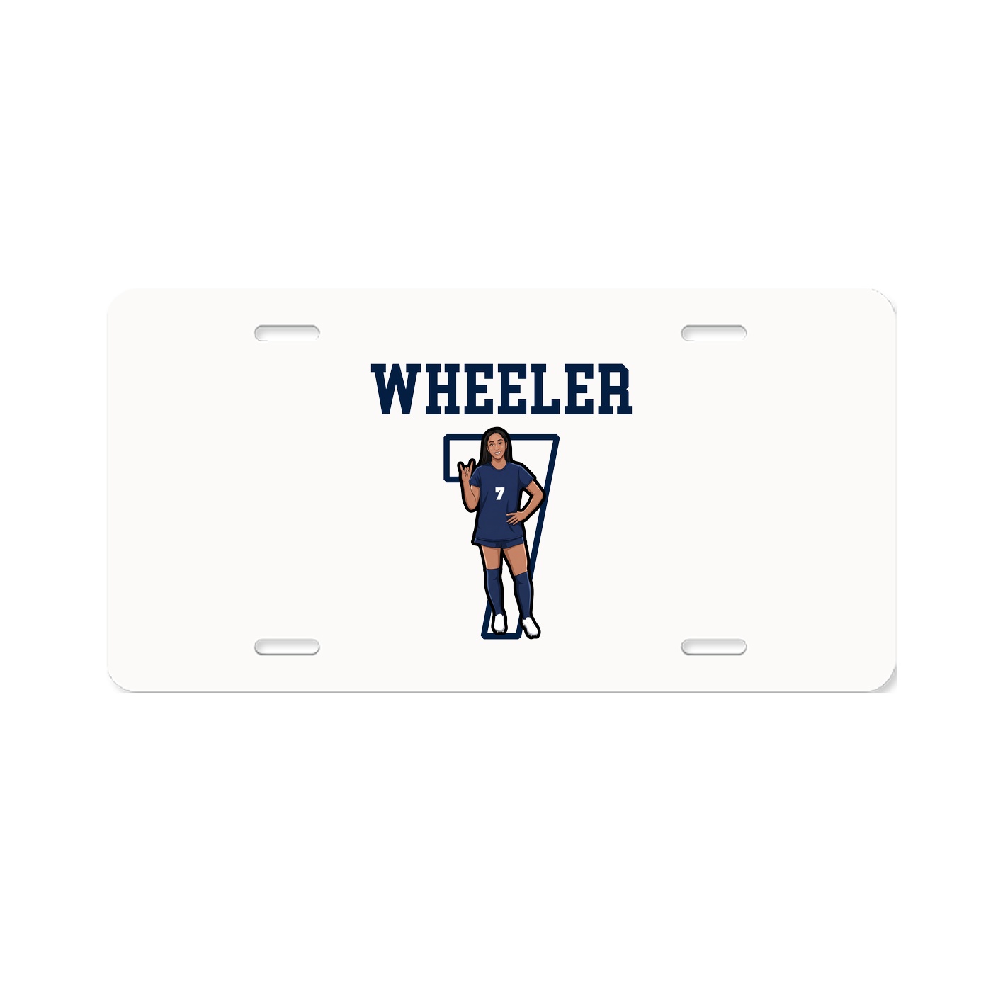 License Plate — Shirsey in Classic