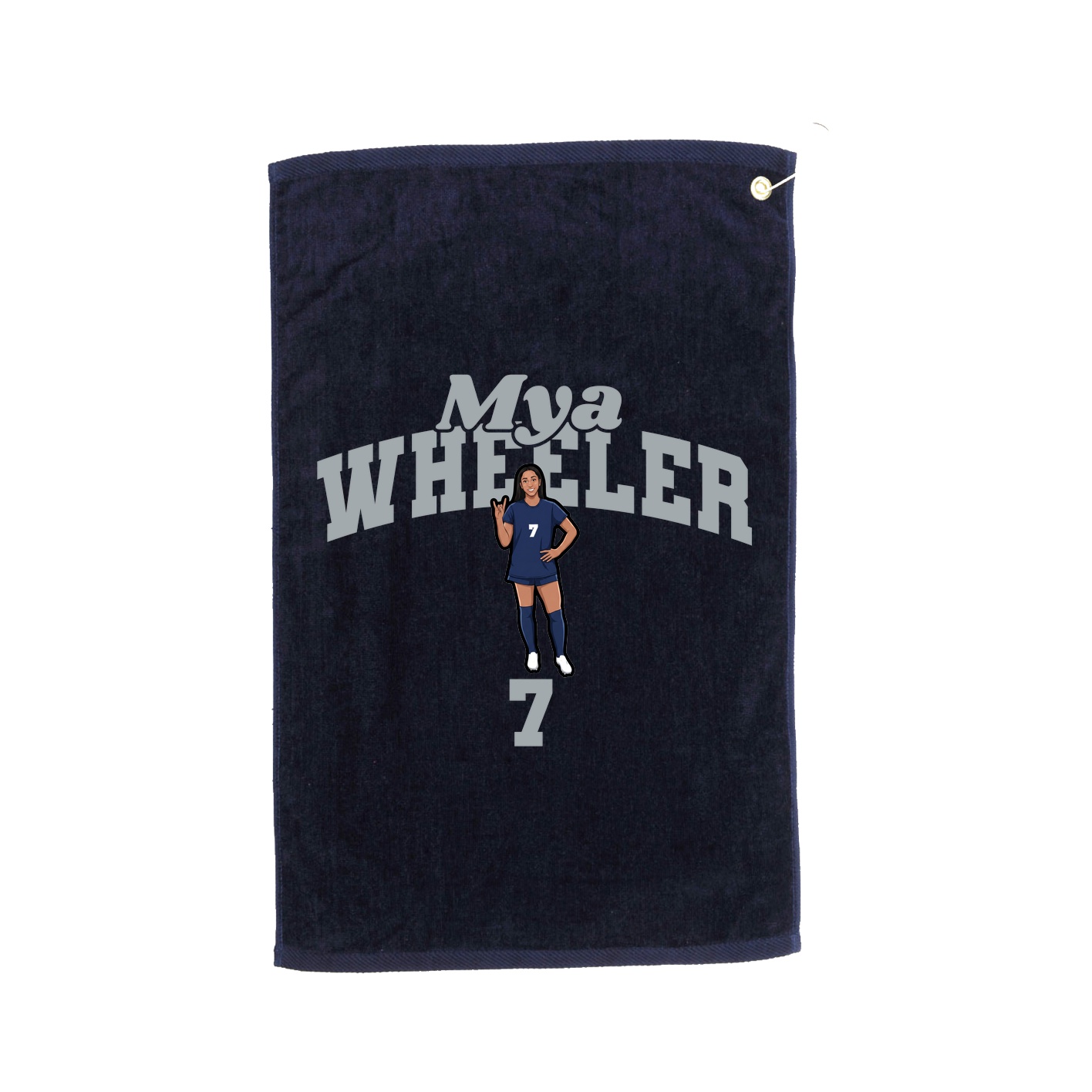 Golf Towel — Signature Arch in Navy