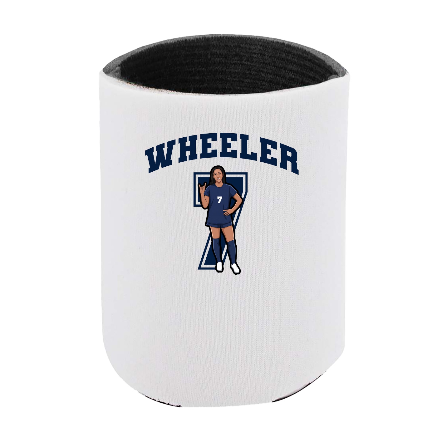 Can Holder — Number in White