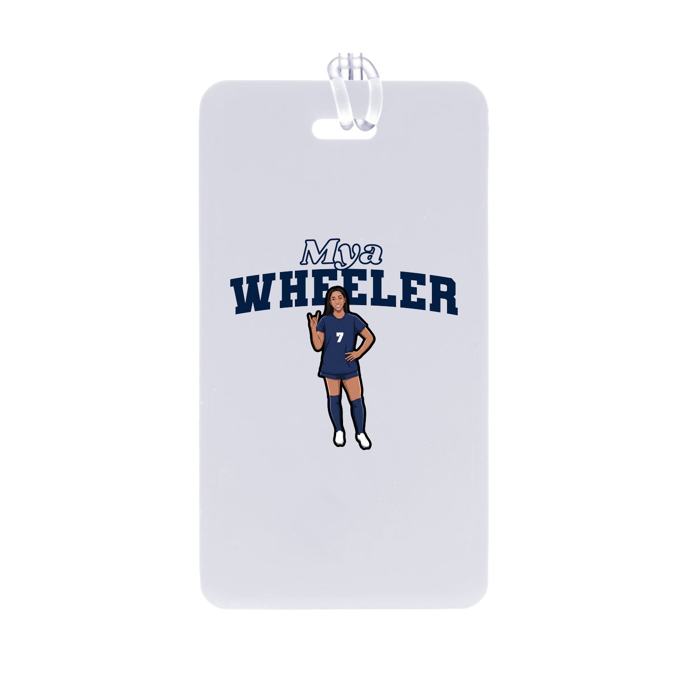 Bag Tag — Name Arch in Classic