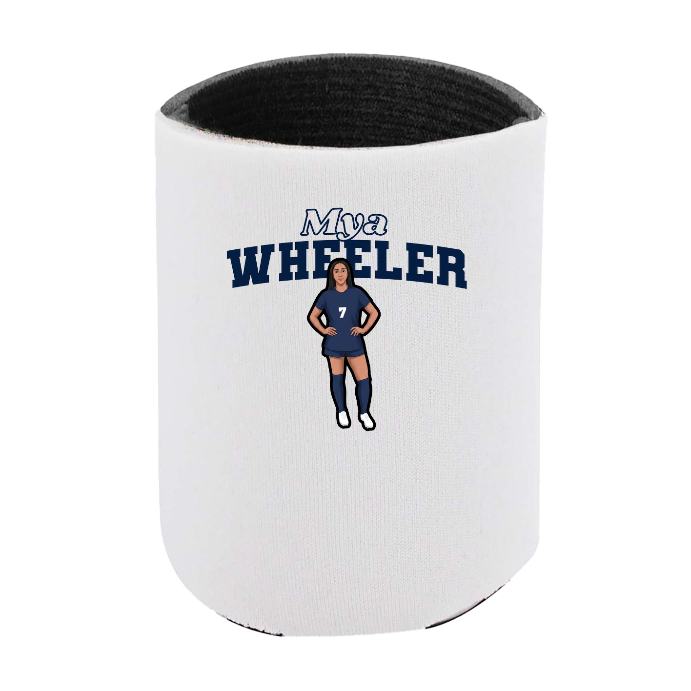 Can Holder — Name Arch in White