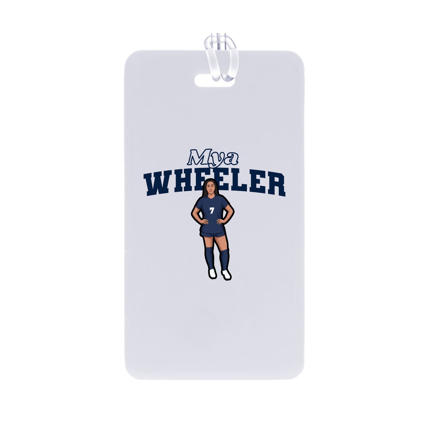 Bag Tag — Name Arch in Classic