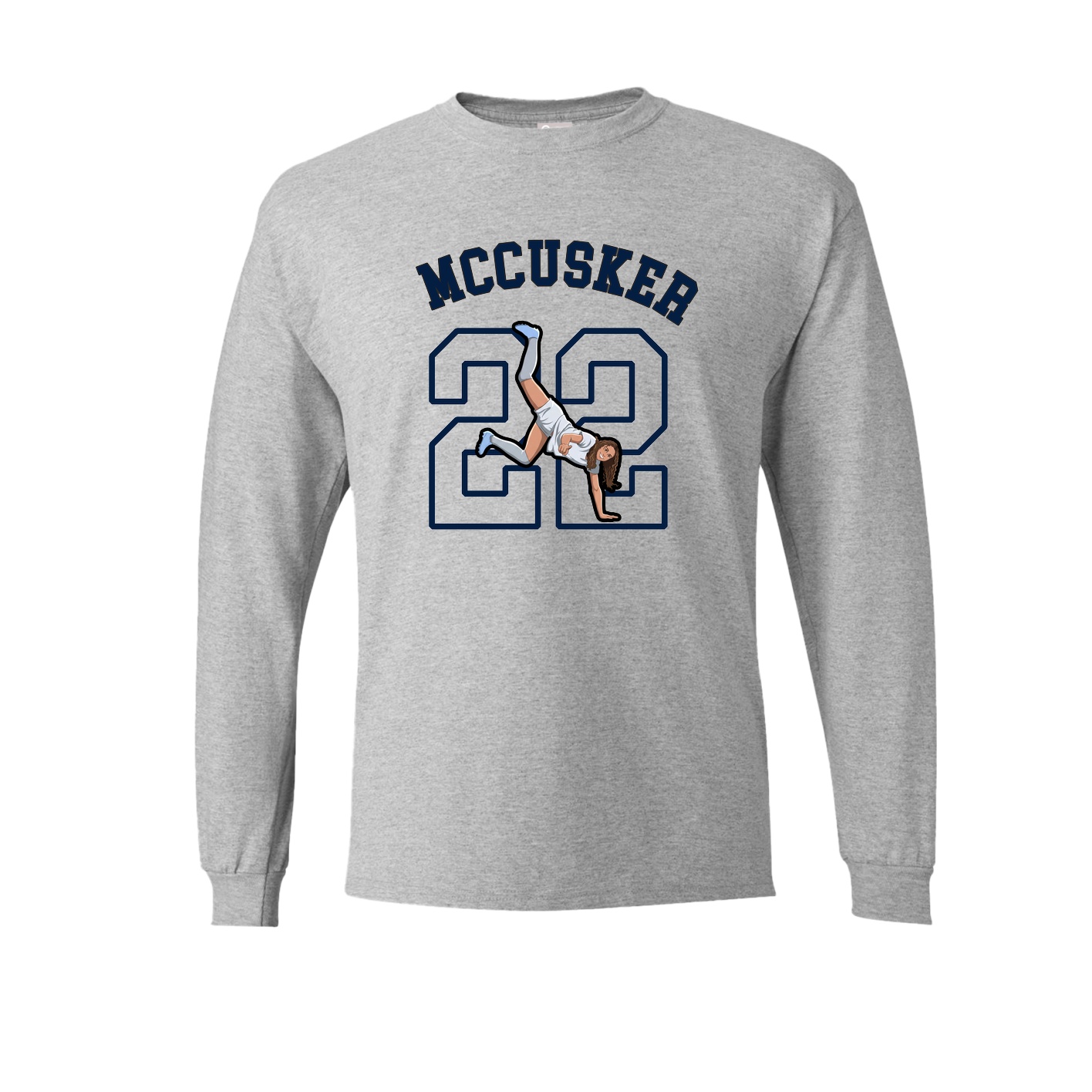 Long Sleeve Tee — Shirsey Arch in Grey