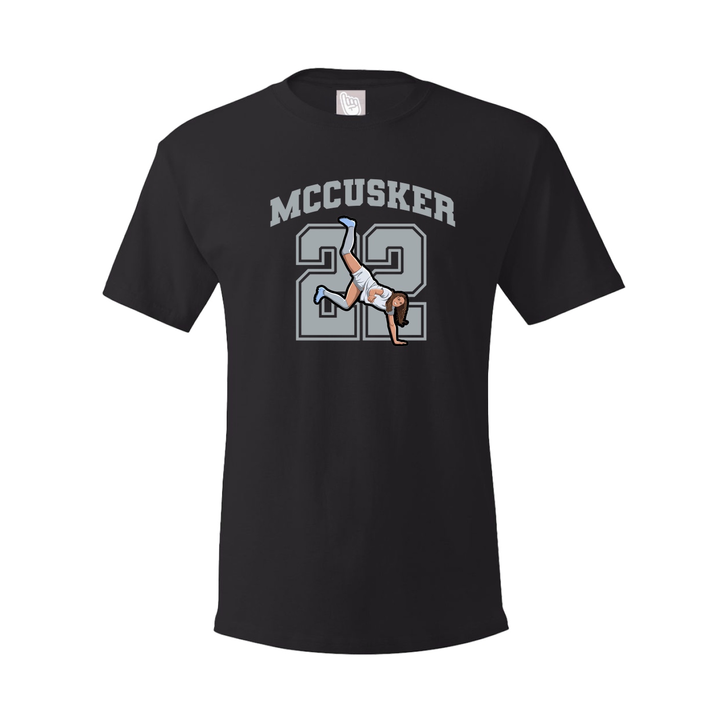 Youth Tee — Number in Black