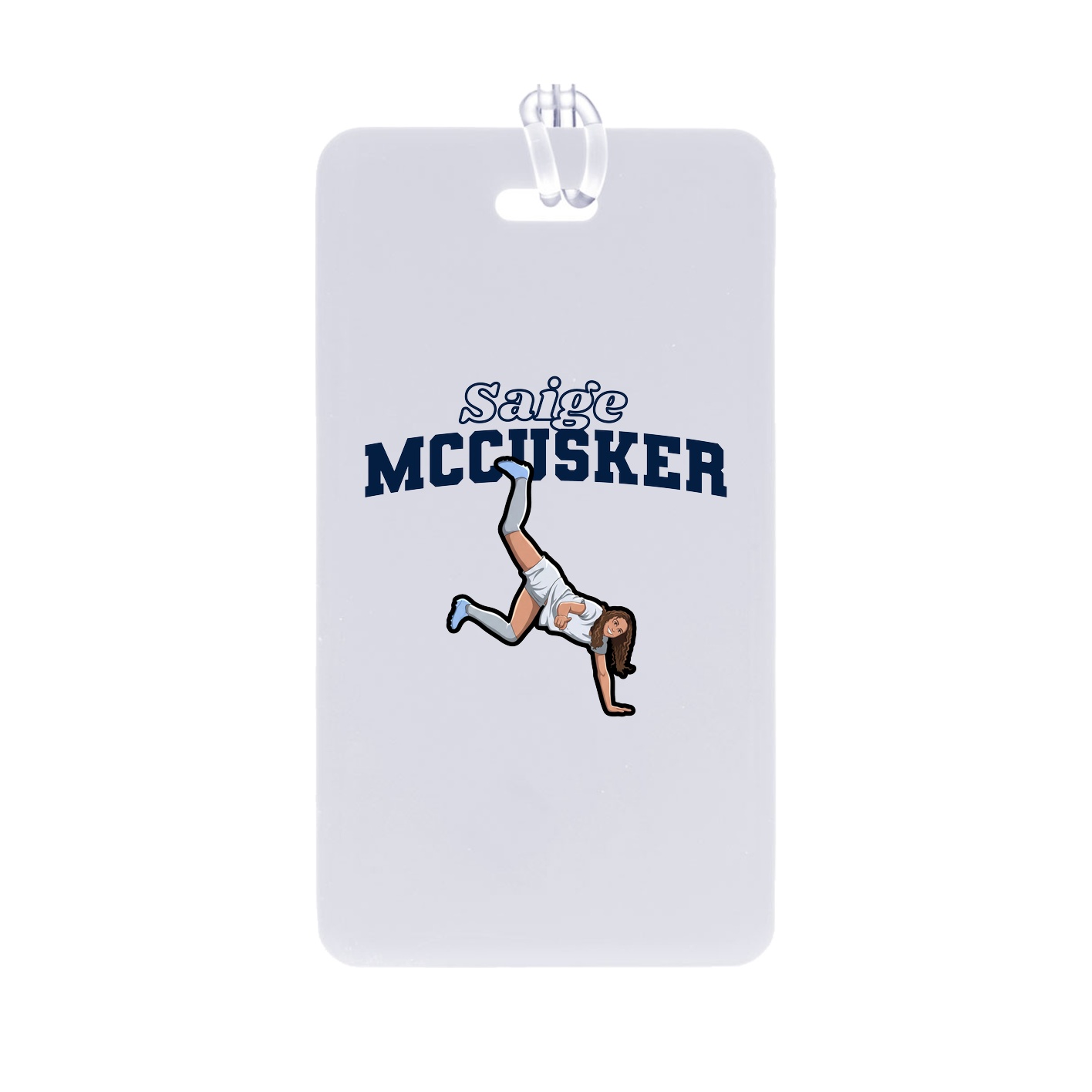 Bag Tag — Name Arch in Classic